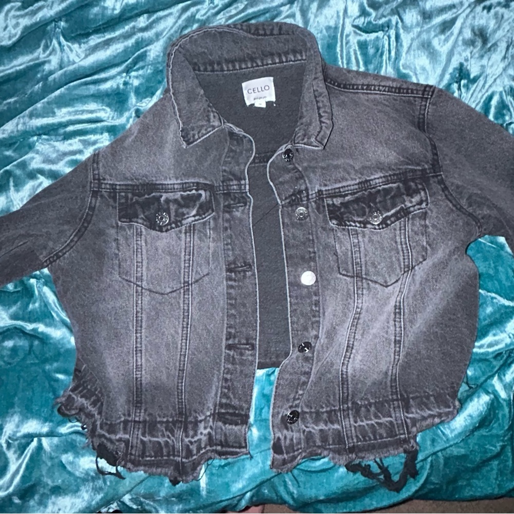 Black Jean Jacket